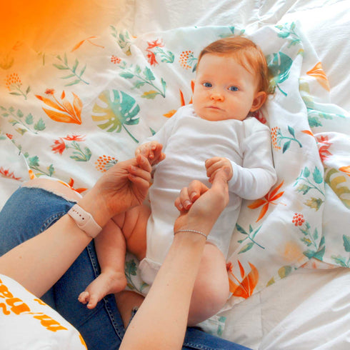 Premium Musselintuch – Natur (120x120cm)