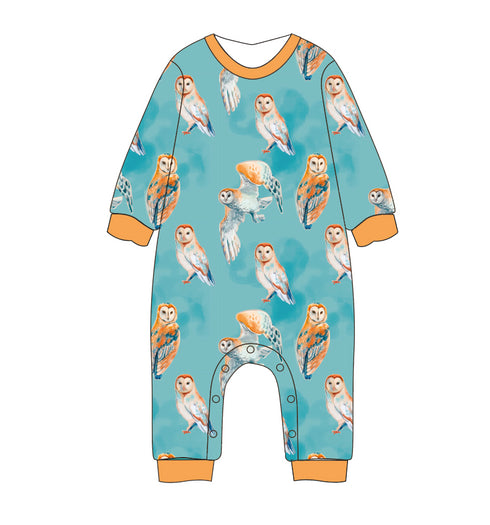 Strampler Eulen