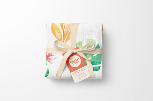 Premium Musselintuch – Natur (120x120cm)