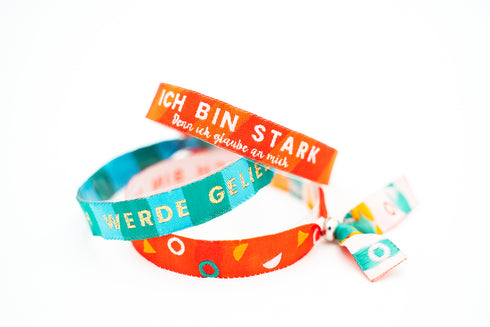 Affirmationsarmbänder für Kinder - Set