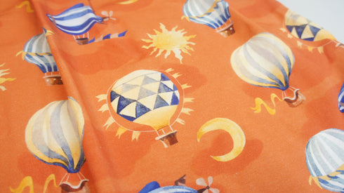 Kleid aus Bio-Jersey Heißluftballons