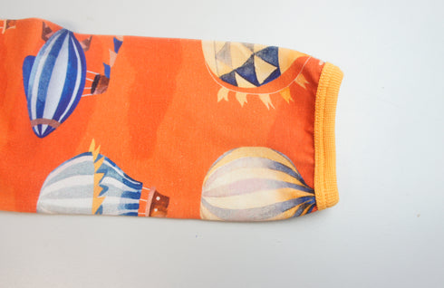 Kleid aus Bio-Jersey Heißluftballons