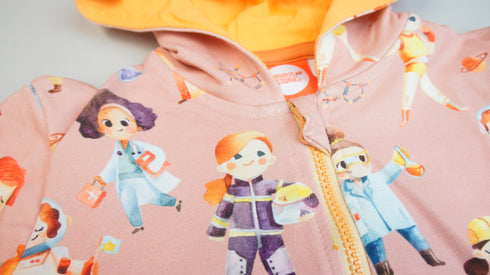 Hoodie Zipper Supermädchen