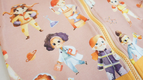 Hoodie Zipper Supermädchen