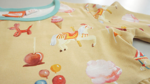 Kleid aus Bio-Jersey Jahrmarkt