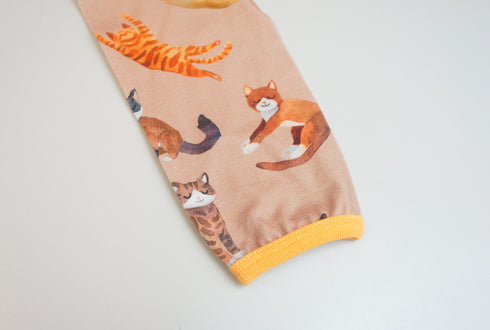 Kleid aus Bio-Jersey Cats