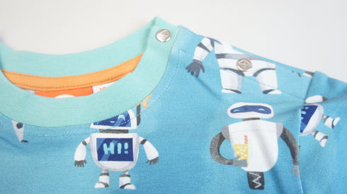 Kleid mit Taschen Robots