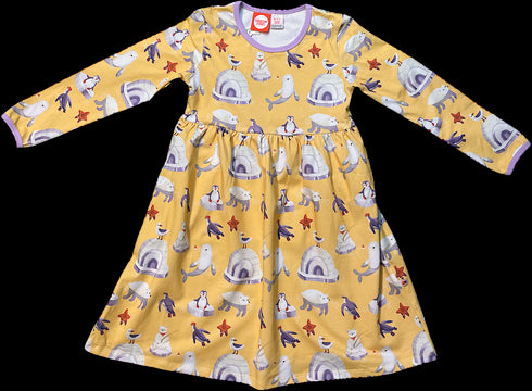 Kleid aus Bio-Jersey Polar Play