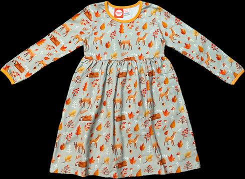 Kleid aus Bio-Jersey Wald