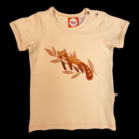 T-shirt – Gemütlicher Panda (Print)