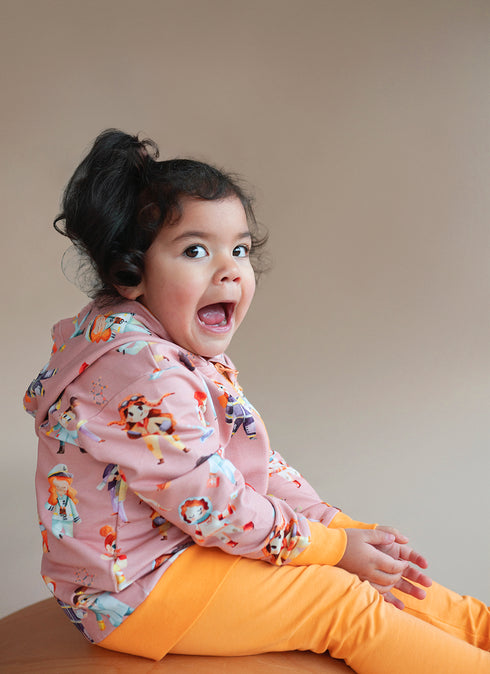 Hoodie Zipper Supermädchen