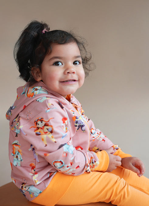 Hoodie Zipper Supermädchen