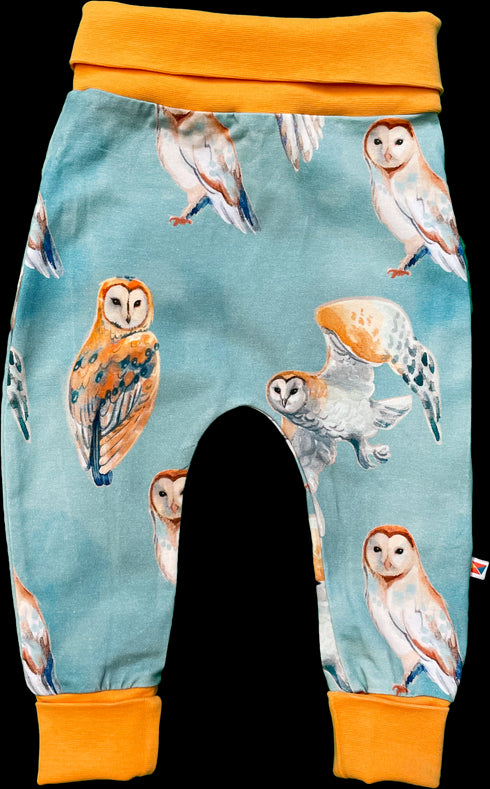 Mitwachsende Hose Eulen