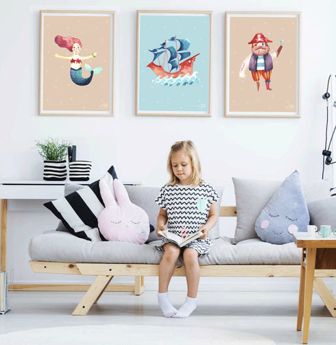Posters für´s Kinderzimmer 3 Stück