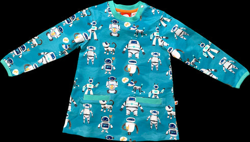 Kleid mit Taschen Robots