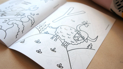 Malbuch für Kinder "ABC"