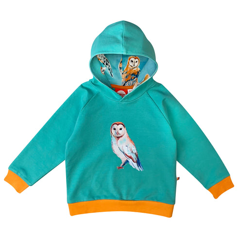 Hoodie mit Print Eule