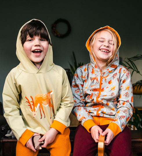 Hoodie Zipper Waldtiere